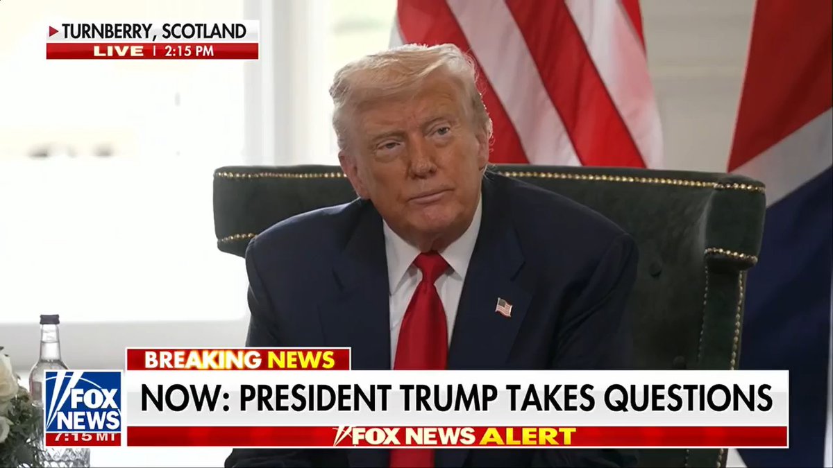 President Trump jokes with the UK prime minister on censoring Truth Social: "I don’t think he’s going to censor my site, because I say only good things."
