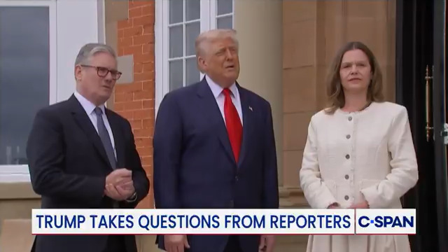 President Trump: "I'm disappointed in President Putin. I'm very disappointed in him, and I'm going to reduce that 50 days that I gave him to a lesser number because I think I already know the answer, what's going to happen."