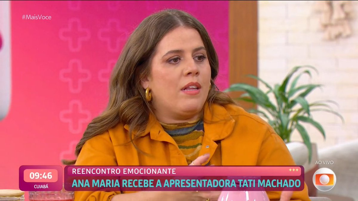 Tati Machado: "Eu sinto que o luto tá ali, e que a vida passa por esse luto, não é o luto que passa. Ele fica mesmo." #MaisVocê