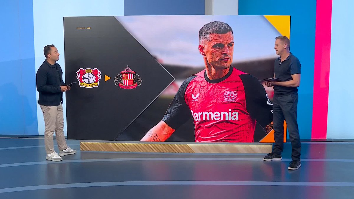 "Perhaps they are going to thrive in the Premier League next season" 📊 Granit Xhaka looks set to sign for Sunderland on a three-year contract after Bayern Leverkusen accepted their latest offer 🤝