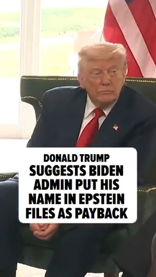 Trump on the Epstein files: "those files were run by the worst scum on Earth," when asked in suggesting his name appears in the Epstein files because his enemies put his name in the files to smear him.