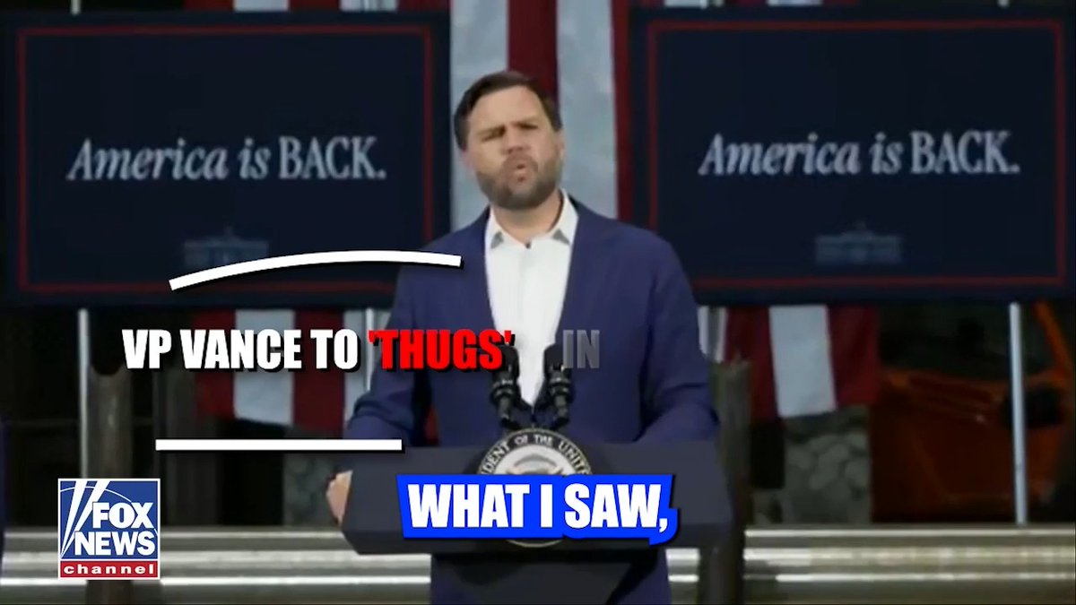VP Vance calls out the “mob of lawless thugs” who attacked a man and woman on the streets of Cincinnati: “Throw their a**** in prison.”