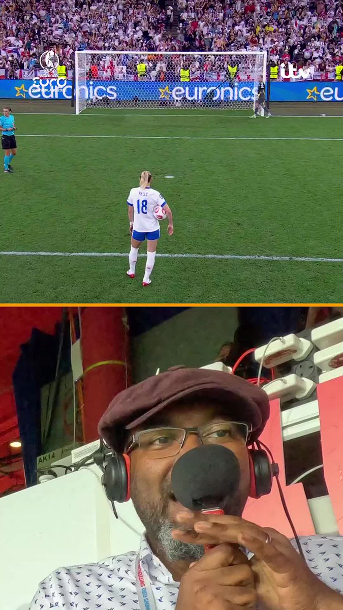 The pure PASSION 🏆🏴 Watch Chloe Kelly seal England's second-successive Euros title through comms cam 📸