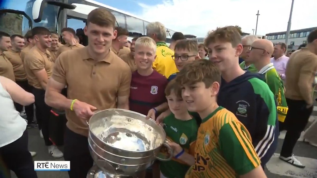 Some of the All-Ireland winning Kerry players spoke to @Martyofficial before boarding the train to Tralee, where their homecoming celebrations will commence before moving on to KIllarney #GAA #Kerry