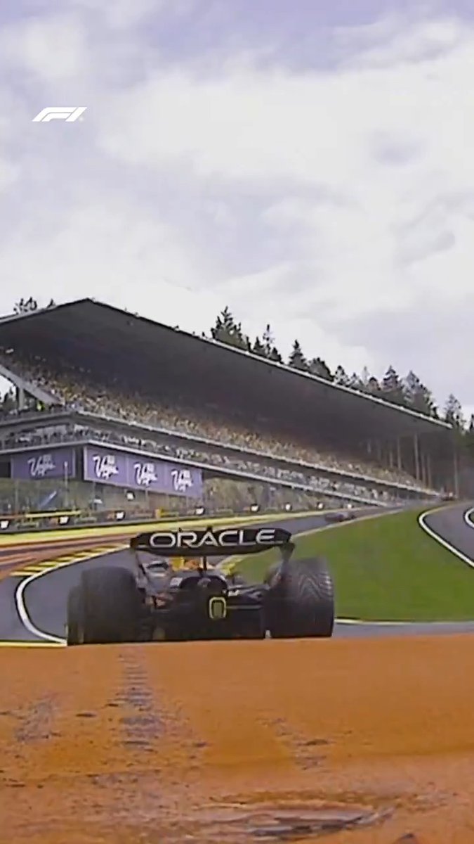 Kerb cam at Eau Rouge, there's no view quite like it 👀 #F1 #BelgianGP