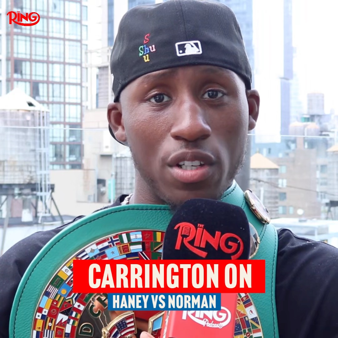 Ring ambassador Bruce “Shu Shu” Carrington tells The Ring how he thinks the fight between Devin Haney and Brian Norman will play out 👀 The Ring IV live on DAZN l Nov 22nd in Riyadh 🥊