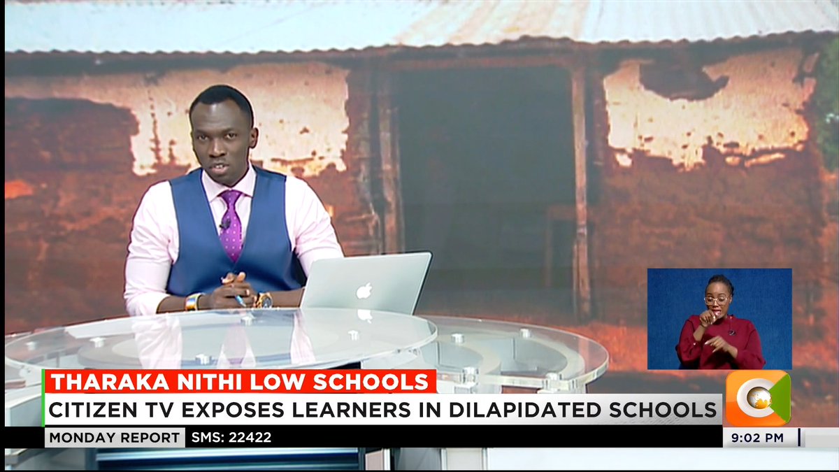 Tharaka Nithi Low Schools: Citizen TV exposes learners in dilapidated schools Citizen TV crew filmed the situation in six schools Most have cracked mud walls and gaping roofs Schools lack basic learning materials, including books #CitizenMondayReport Trevor Ombija, HSC