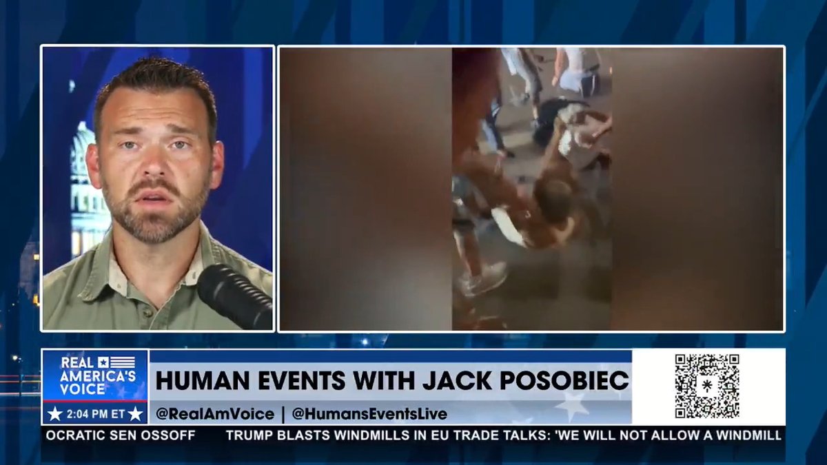 "THIS IS WHAT HAPPENS WHEN CIVILIZATIONS BREAK DOWN...TRIBE ON TRIBE VIOLENCE" Jack Poso 🇺🇸 is deeply concerned about the events taking place in Cincinnati,OH this weekend.