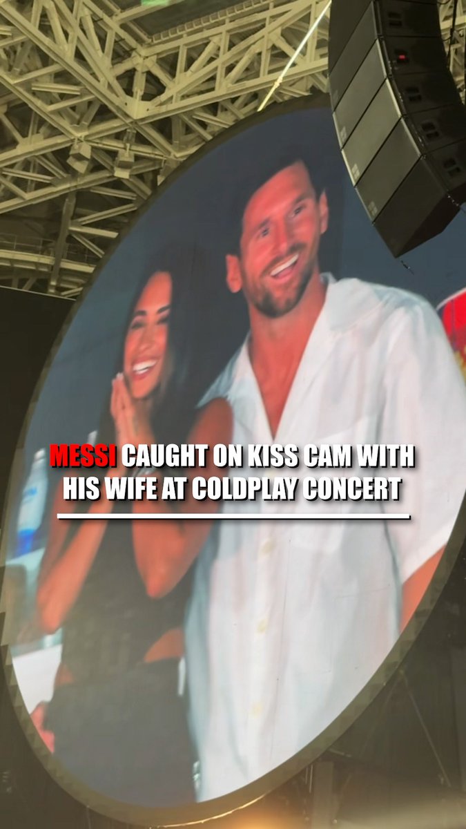 NOT 'MESSI'NG AROUND: Lionel Messi braved Coldplay’s now‑famous (and dangerous!) “kiss cam” — but no Astronomer‑style scandal here. The soccer legend and wife Antonela Roccuzzo lit up the Jumbotron with their kids at Miami’s Hard Rock Stadium for the band’s final U.S. show!