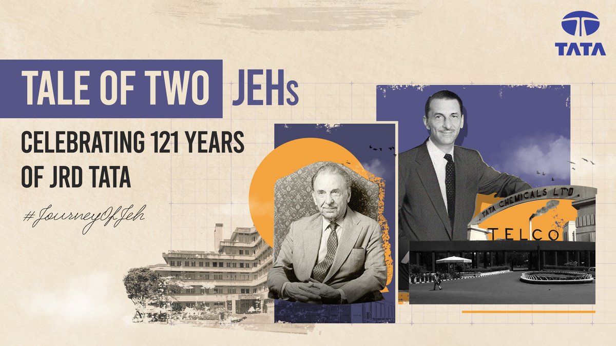 We remember his creative heart, wrapped in a disciplined mind. Always driven by purpose, grounded in compassion. To capture the depth of his life’s impact would take more than a tribute. It would take a lifetime. Honouring our leader Jehangir Ratanji Dadabhoy Tata on his 121st birth anniversary. Check out the full video on YouTube: In English: Or Hindi: #JourneyOfJeh #ThisIsTata