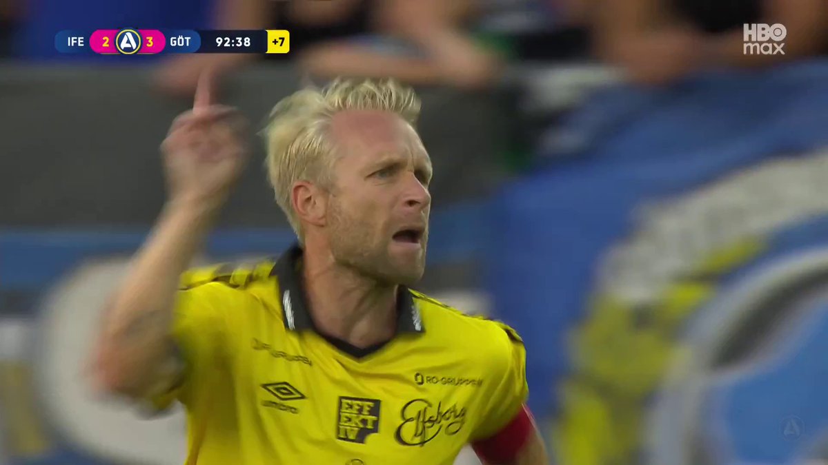 3-3 i Borås! Johan Larsson nickar in kvitteringen i 93:e minuten! 🟡⚫ 📲 Se matchen på HBO Max