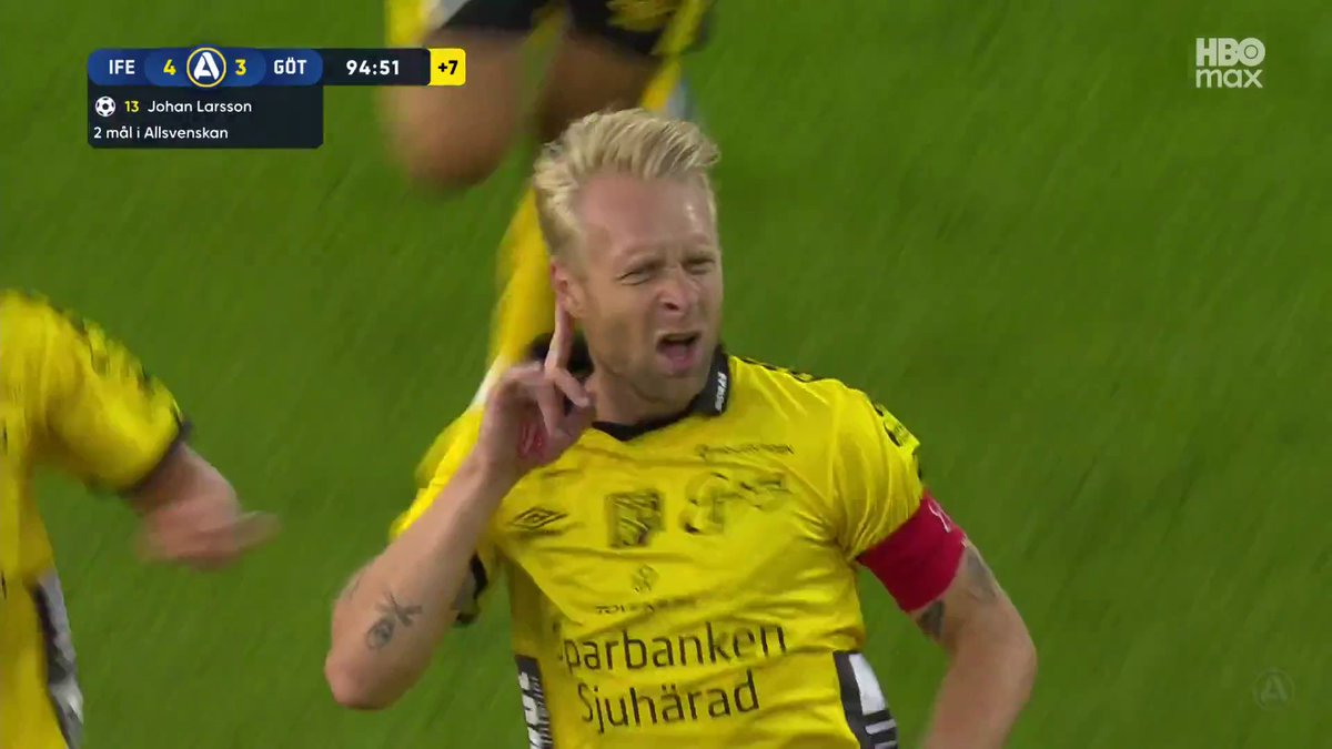 4-3 IF Elfsborg! Kapten Johan Larsson har vänt matchen mot IFK Göteborg! 📲 Se matchen på HBO Max