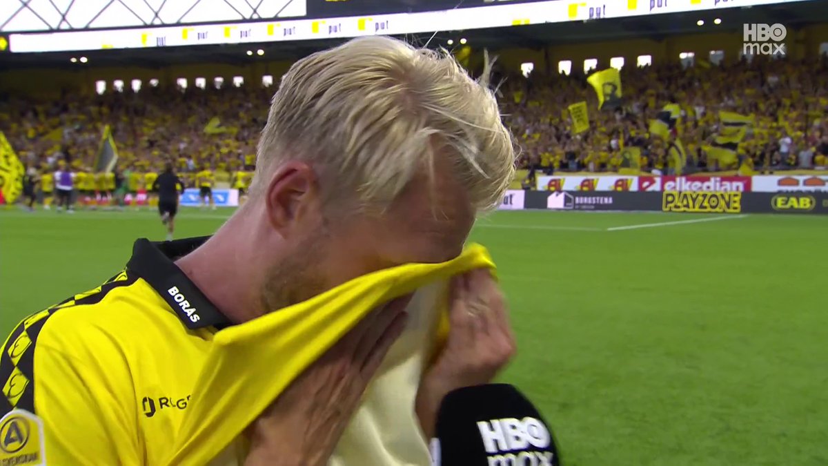 Johan Larsson känslosam efter 4-3-segern mot IFK Göteborg 💬 📲 Se höjdpunkter från Allsvenskan på HBO Max