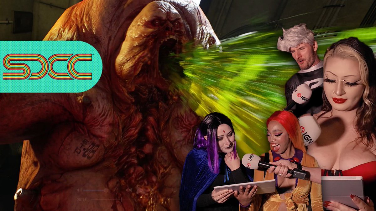 IGN's very own Seth Macy hit the streets of San Diego Comic-Con 2025 to show convention-goers some of the most gory, gruesome, and bloody clips of Killing Floor 3. #SDCC Presented by Killing Floor 3 3