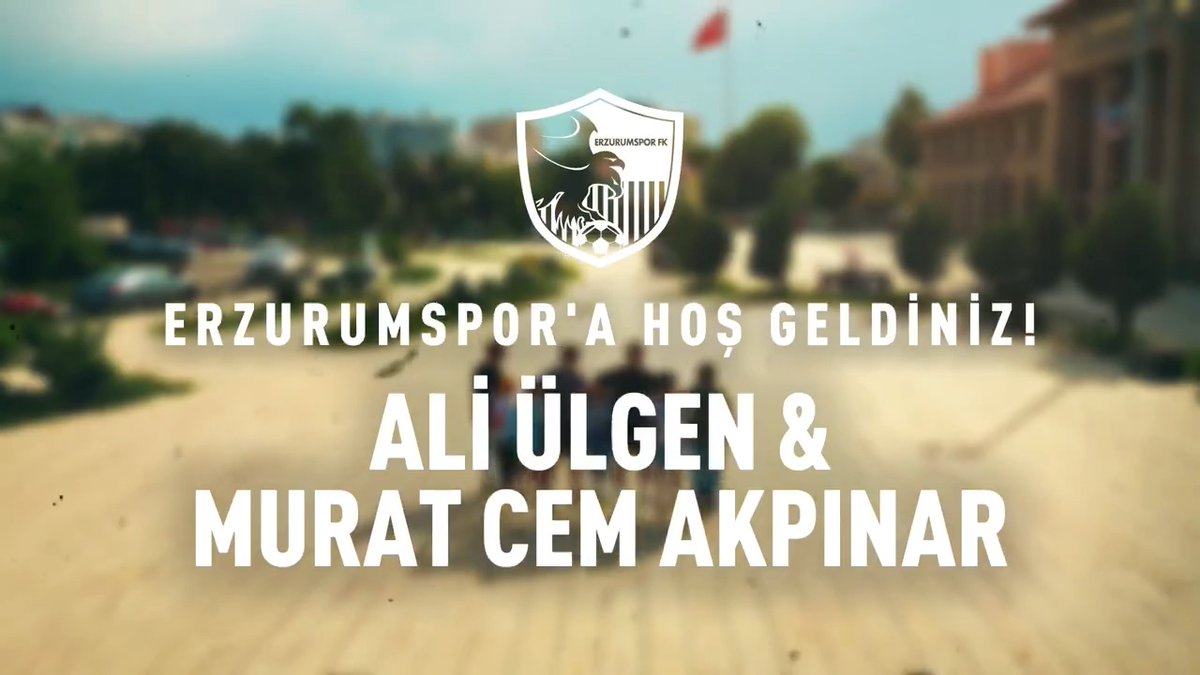 Ali Ülgen ve Murat Cem Akpınar Erzurumsporumuz’da! 🤜🤛 #BirlikteZafere