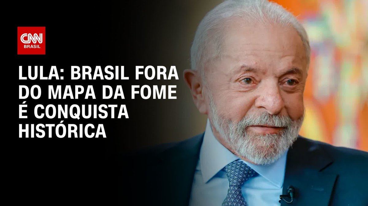 Lula: Brasil fora do mapa da fome é conquista histórica; assista #CNN360