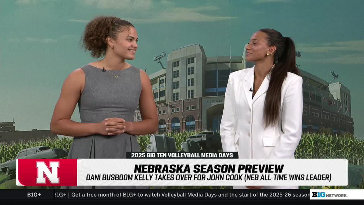 "We play for an entire community. We play for the farmers in the panhandle, and even the big city folks in Lincoln." rebekah knows it's different playing for Nebraska Volleyball, and is determined to bring home a natty. #B1GFirstServe