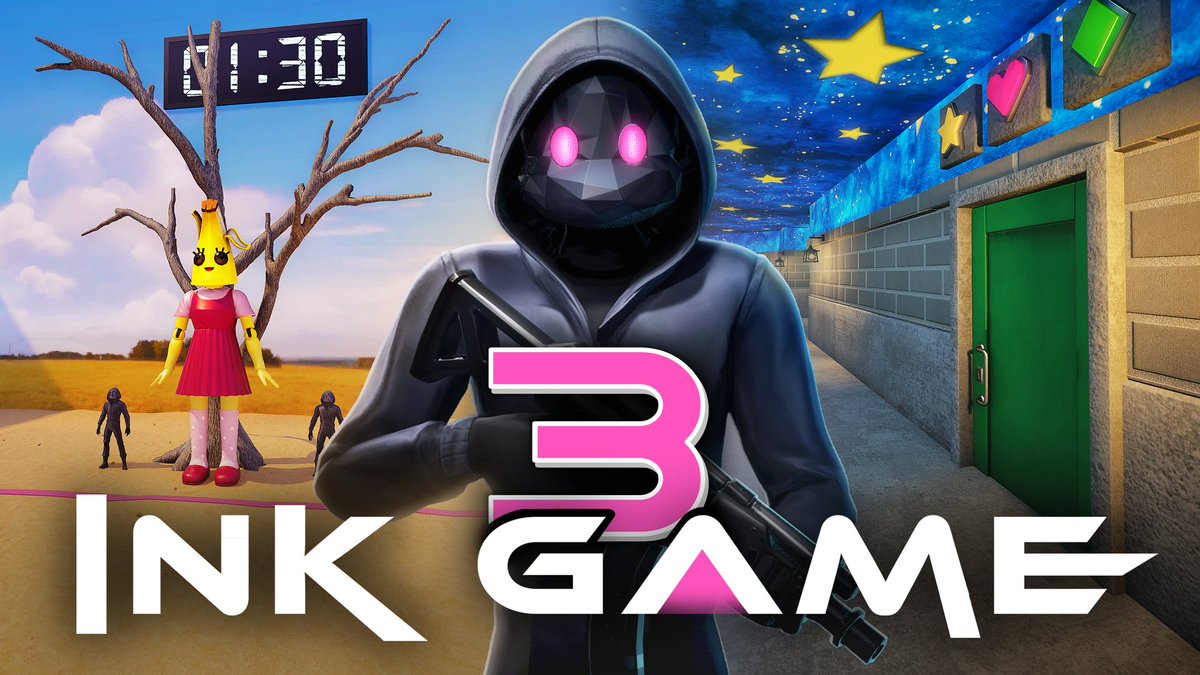FORTNITE - INK GAME 3 🦑 OUT NOW! 🔎 CODE : 0788-3502-2394 Made by HYPEX and I ! #Fortnite #UEFN