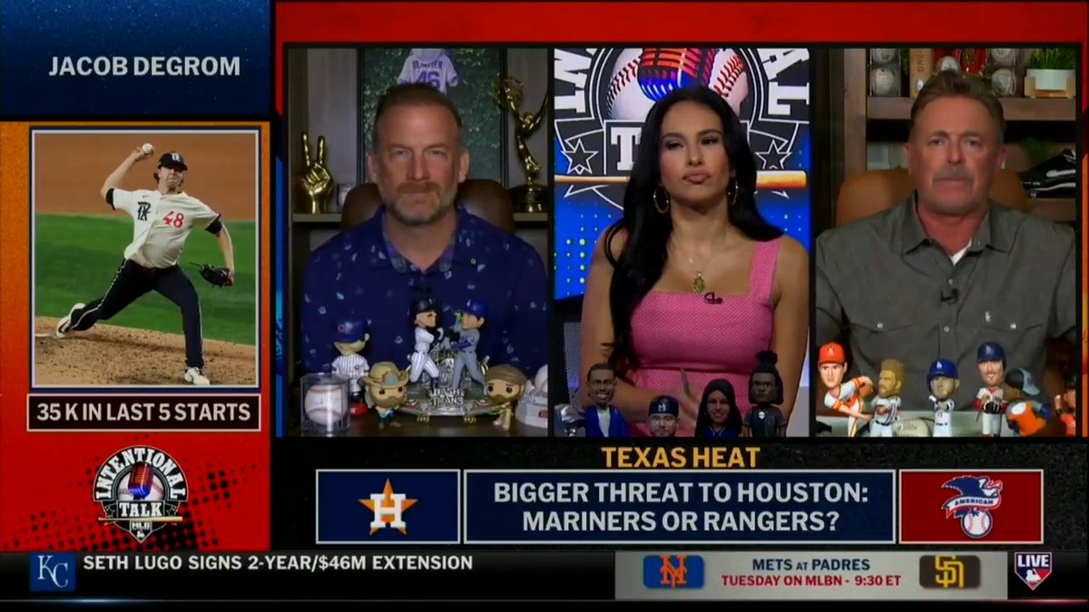 .Kevin Millar thinks the Rangers are a bigger threat to Houston than the Mariners 👀 Siera Santos | RyanDempster