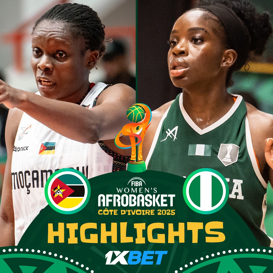 ⚔️ A game that lived up to its promise! Watch the highlights between 🇲🇿 Mozambique and 🇳🇬 Nigeria! 🔥 Official Team Nigeria Basketball #AfroBasketWomen #LeadWithLegacy
