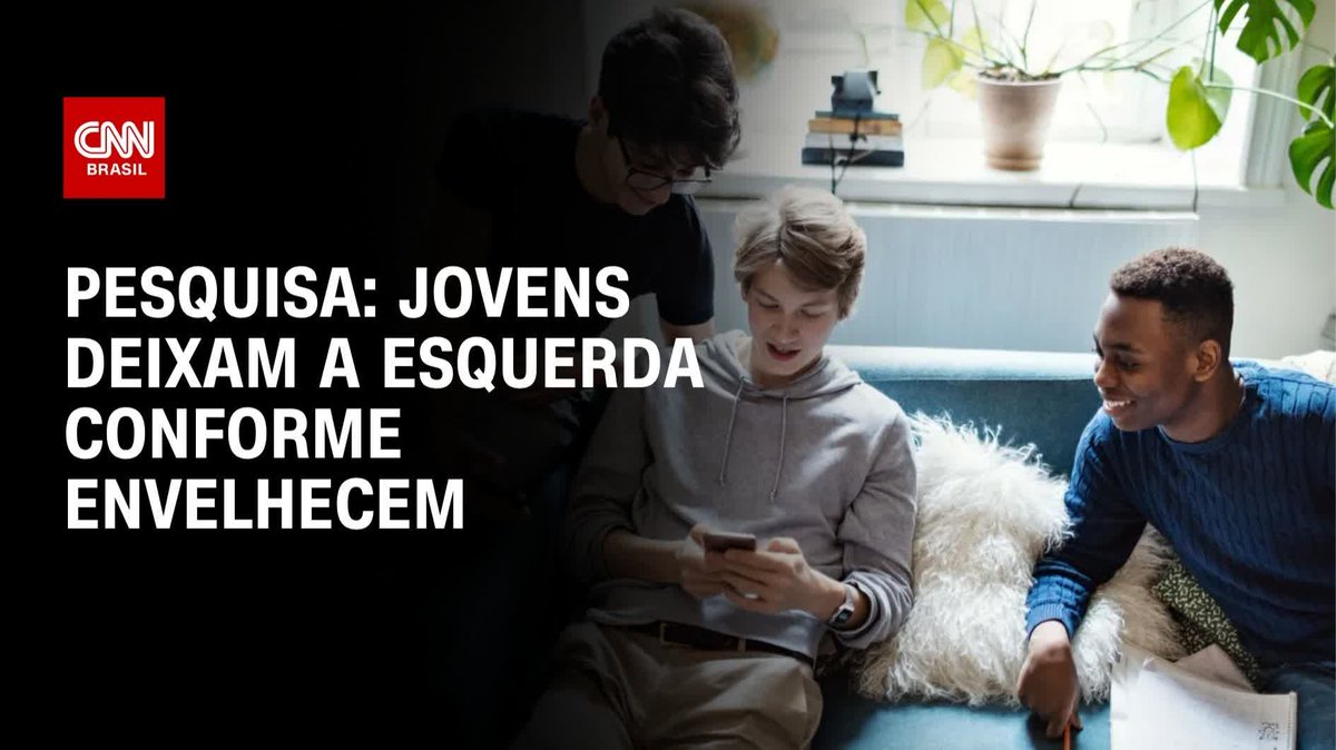 Pesquisa: Jovens deixam a esquerda conforme envelhecem; assista #CNNBrasil