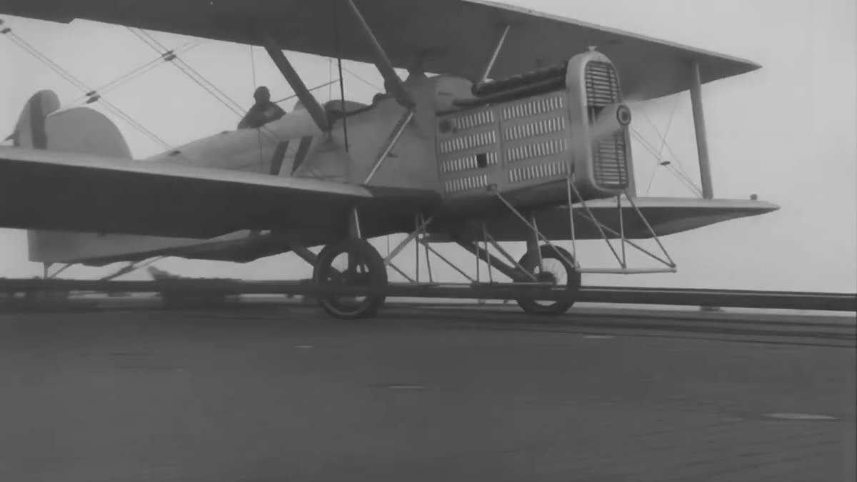 Some wild HD footage from the USS Langley dated 1925 just 3 years after being commissioned as the first aircraft carrier. I think I have id'ed some of the aircraft, after a vigorous 2 minutes of research, as Vought VE-7s, Douglas DT-2 Bomber, and Aerosmith 39's🤘😎