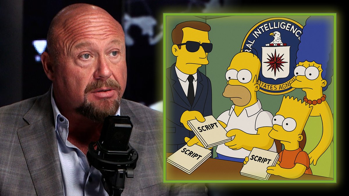 EXCLUSIVE: ChatGPT / Alex Jones Reveal The Incredible Secret Of How 'The Simpsons' Has Been Able To Predict The Future Hundreds Of Times This Is Next-Level Information!