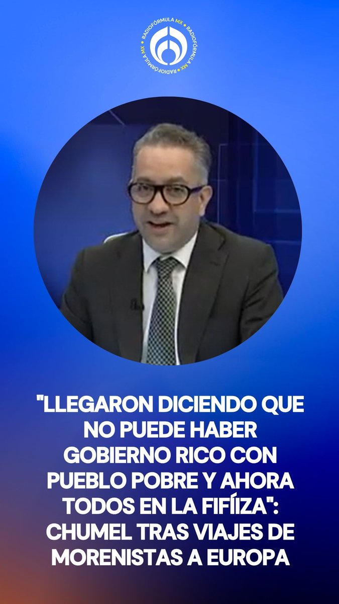🧐“Llegaron diciendo que no puede haber gobierno rico con pueblo pobre y ahora todos en la fifíiza"😅 Chumel Torres lanza crítica a Noroña tras los viajes de lujo de morenistas a Europa. #LaRadioDeLaRepública con Chumel Torres(Chumel Torres)