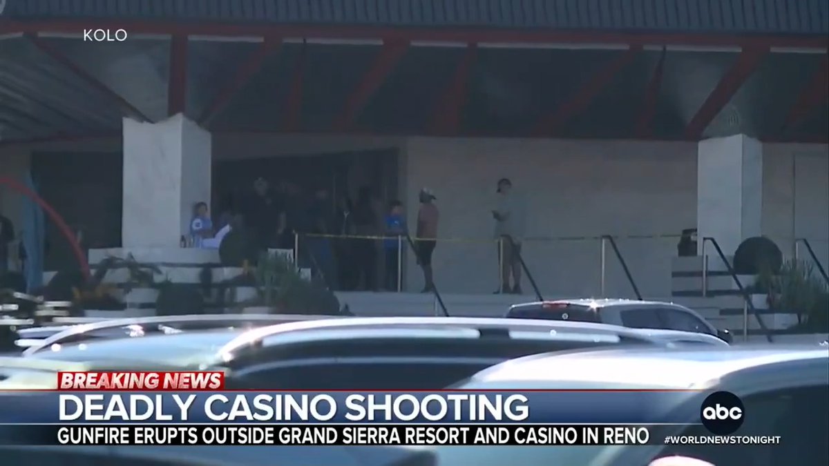 Three people are dead, and three others are injured after an early morning shooting outside a casino in Reno, Nevada. Authorities say the suspect exchanged fire with police before being wounded and taken into custody.