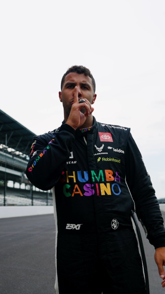 shhhhhh 🤫 The #Brickyard400 Champion is speaking.
