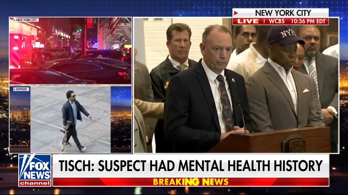 โPure evil came to the heart of our city and struck innocent people and one of our police officers who were protecting those people.โ President of PBA Patrick Hendry describes the NYPD officer killed in the Midtown Manhattan shooting as a โhero brother who gave his life for this city."