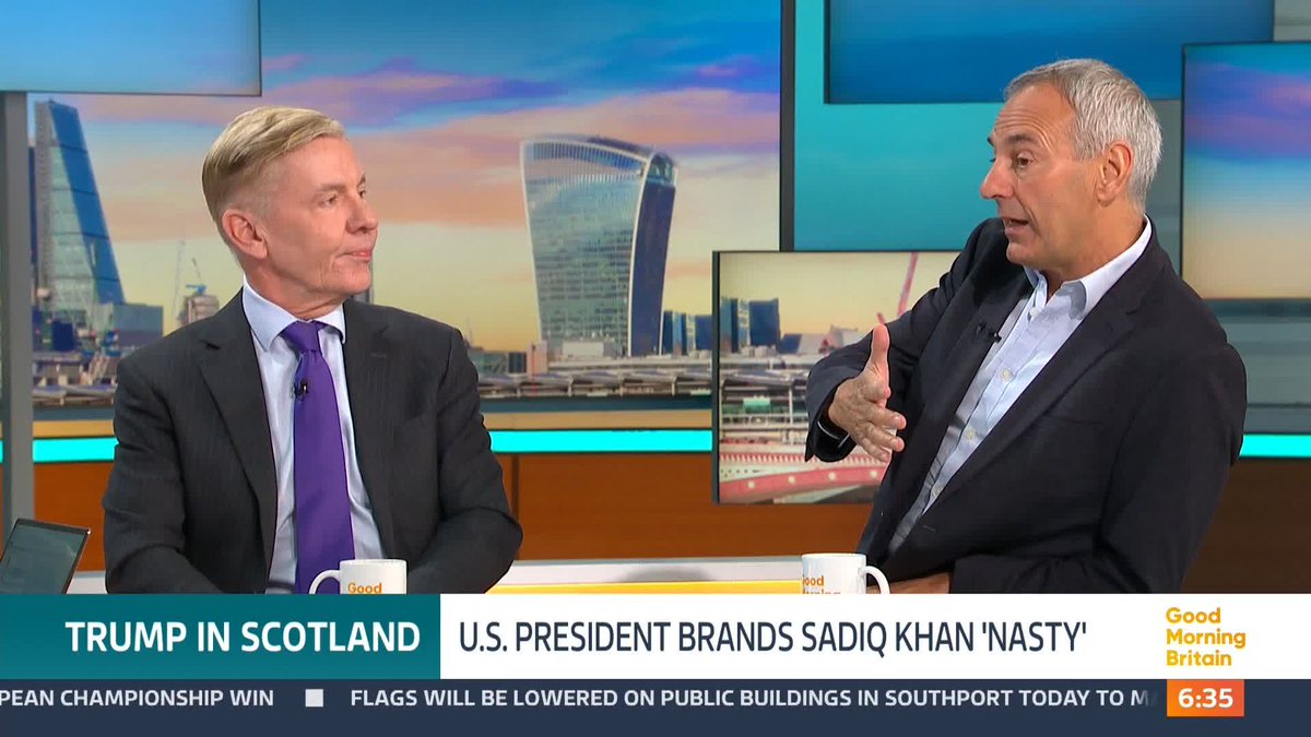Donald Trump has branded the Mayor of London, Sadiq Khan, a 'nasty' person. Kevin Maguire and Andrew Pierce discuss.