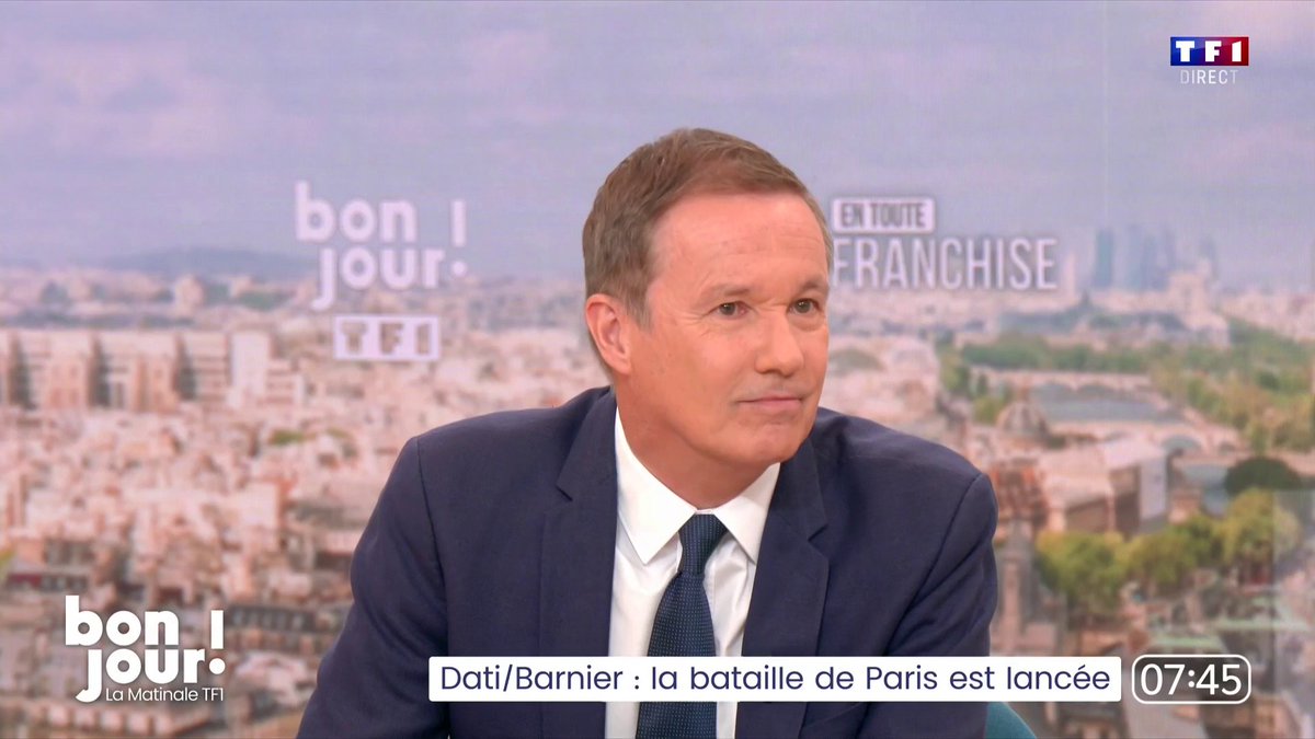 "Madame Dati est un caméléon politique de talent avec un sacré caractère. Un jour Macron, un jour opposition. Je ne pense pas que l'on sauvera la France avec un personnel politique comme ça", N. Dupont-Aignan dans #BonjourLaMatinaleTF1