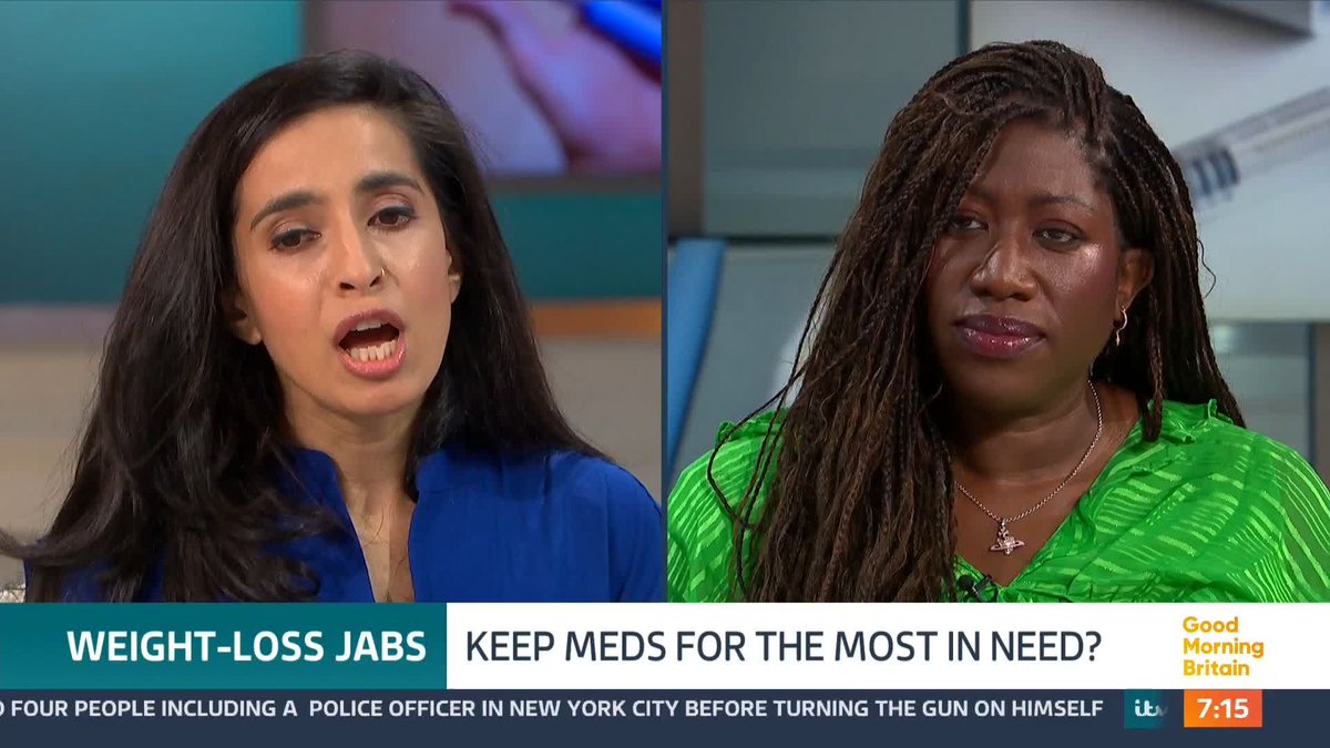 Pharmacists are warning the immense demand for weight-loss jabs means supplies can't keep up with those with a real clinical need to take them. Should weight loss jabs be reserved for those most in need? NHS GP Dr Dr Sonia Adesara 💙 and broadcaster ateh jewel, HonDmedia discuss.
