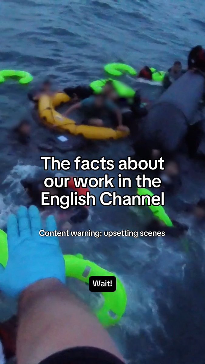 The facts behind our work in the Channel. In 2024, our crews launched 114 times to Channel crossings – that's just 1.2% of our total launches. Our core purpose is to save lives at sea. Anyone can drown, but no one should.