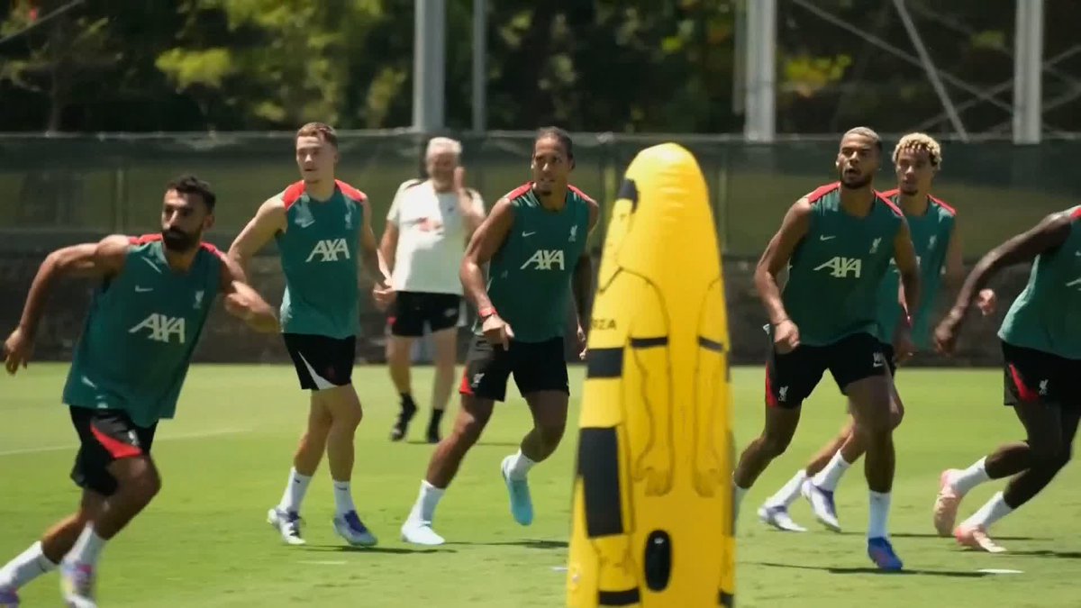 Hugo Ekitike spotted in training ahead of the Liverpool's pre-season match against Japanese side Yokohama FM ⚽️