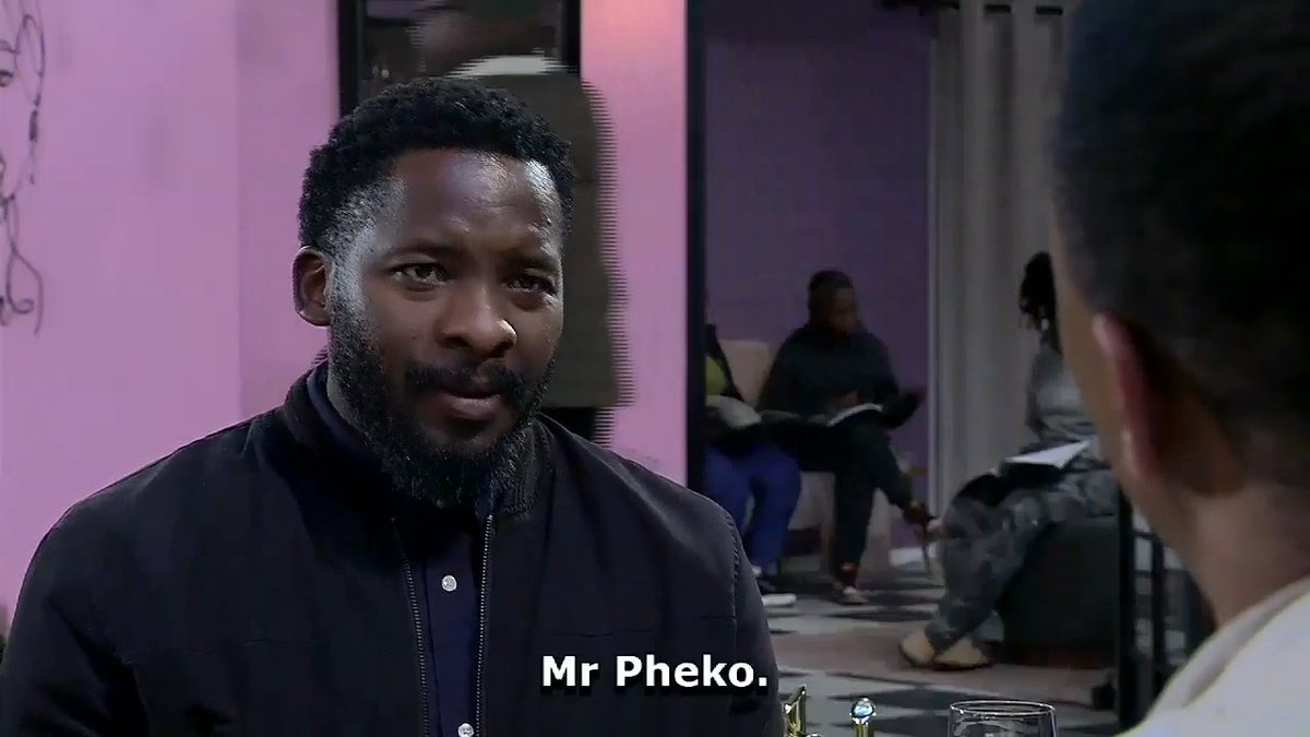 These are relevant asks Ntate Pheko! 👏🏽 O tsaya jang sethepu mme o sa kgone go tlhokomela malapa a gago? As a father, would you agree to this? #etvScandal