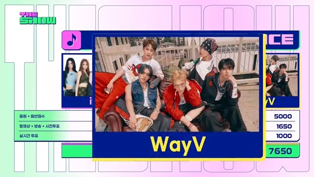 🏆 WayV (WayV) took first place on this week's The Show, securing the 1st win for “BIG BANDS” – Congratulations! 🥳 #BIGBANDS1stWin #WayV5thWin #WayV #威神V #BIGBANDS #WayV_BIGBANDS (250729)