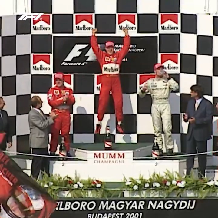 Michael Schumacher won his fourth world championship 👑 Hungarian GP 🇭🇺 | 2001