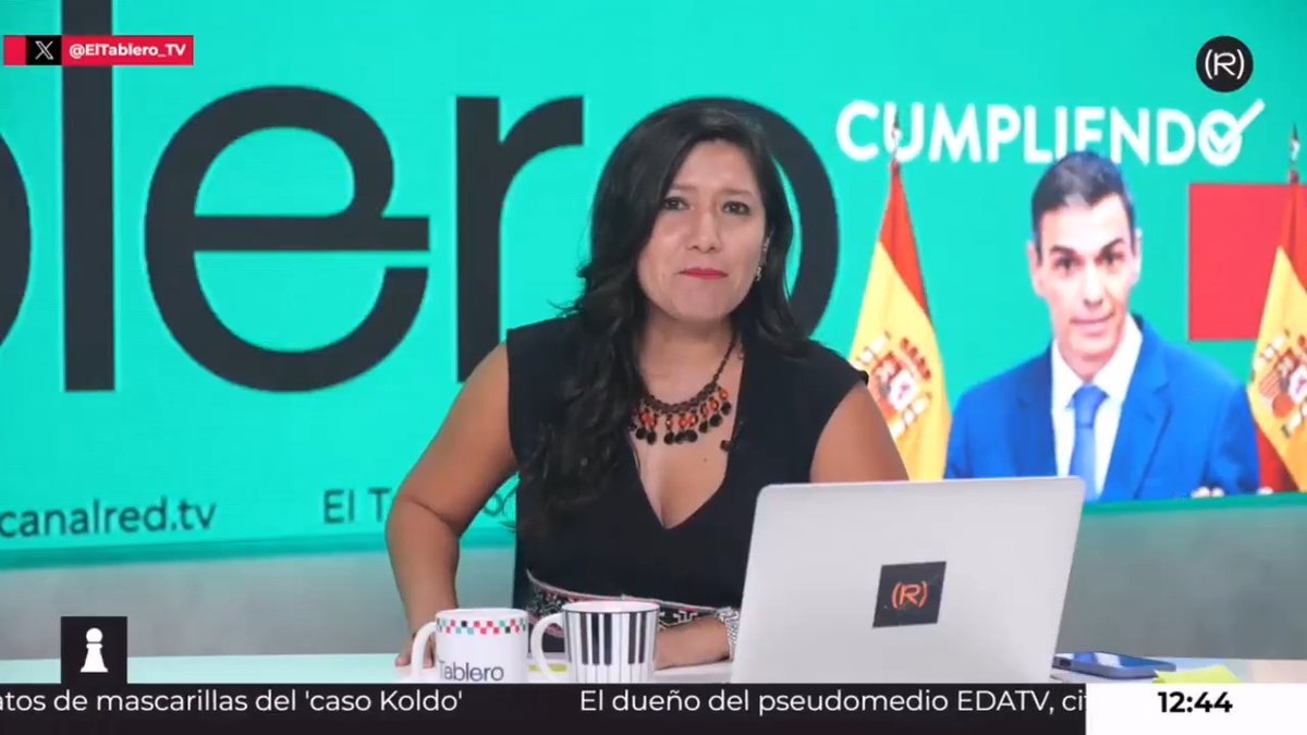 "Pedro Sánchez es el nuevo representante del 'no se puede', pero este es el presidente que dice que va encargarse de detener a la ultraderecha. El chiste se cuenta solo" El cierre de Laura Arroyo en El Tablero 👇🏽 📺