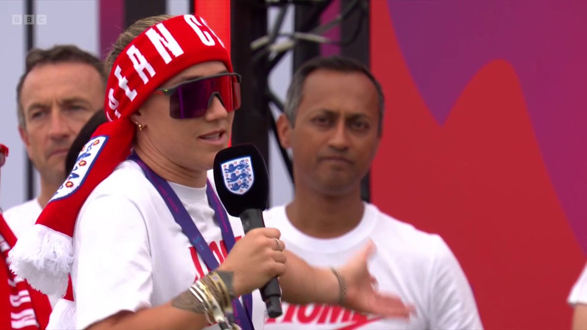 Lucy Bronze is not retiring just yet! 👏 She wants to beat Alex Scott's record first! 😅 #BBCFootball #WEuro2025