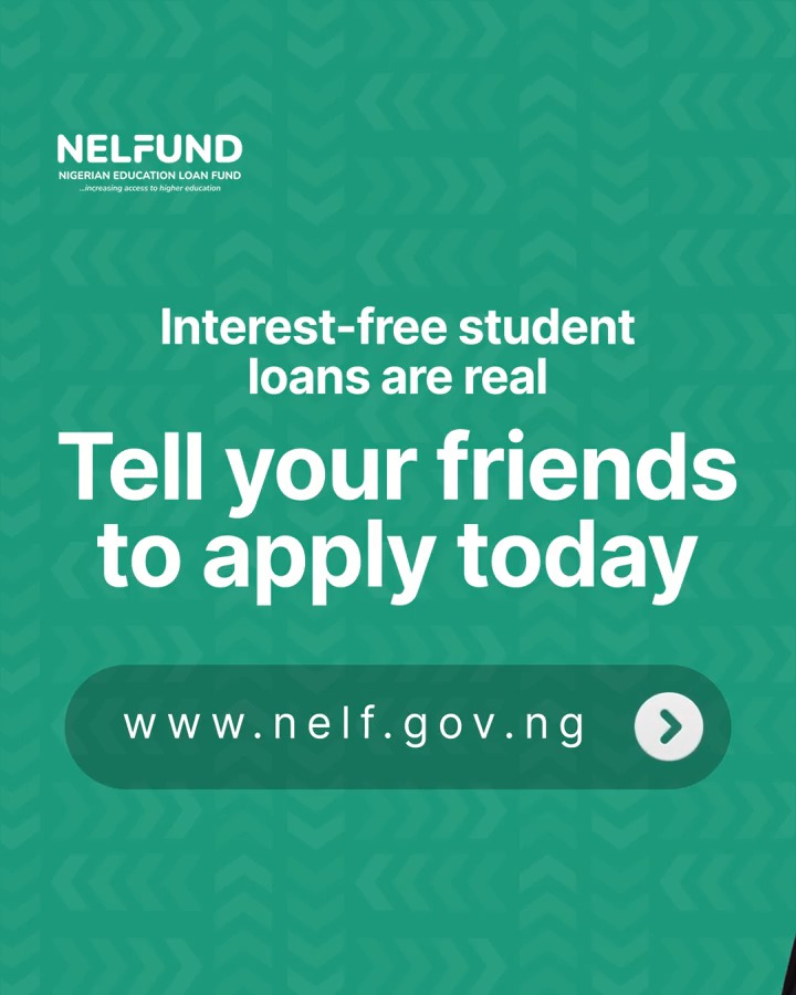 You already know what a NELFUND student loan can do Now imagine more Nigerians having access to the same support - Share it in your student group chat - Tag someone who needs to hear this today, and tell them it’s interest-free so they too can get sorted #NELFUNDStudentLoan
