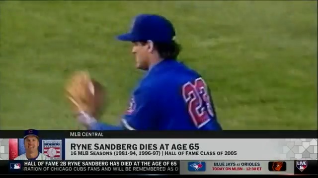 MLB Central reflects on the life and legacy of Hall of Famer Ryne Sandberg ❤️