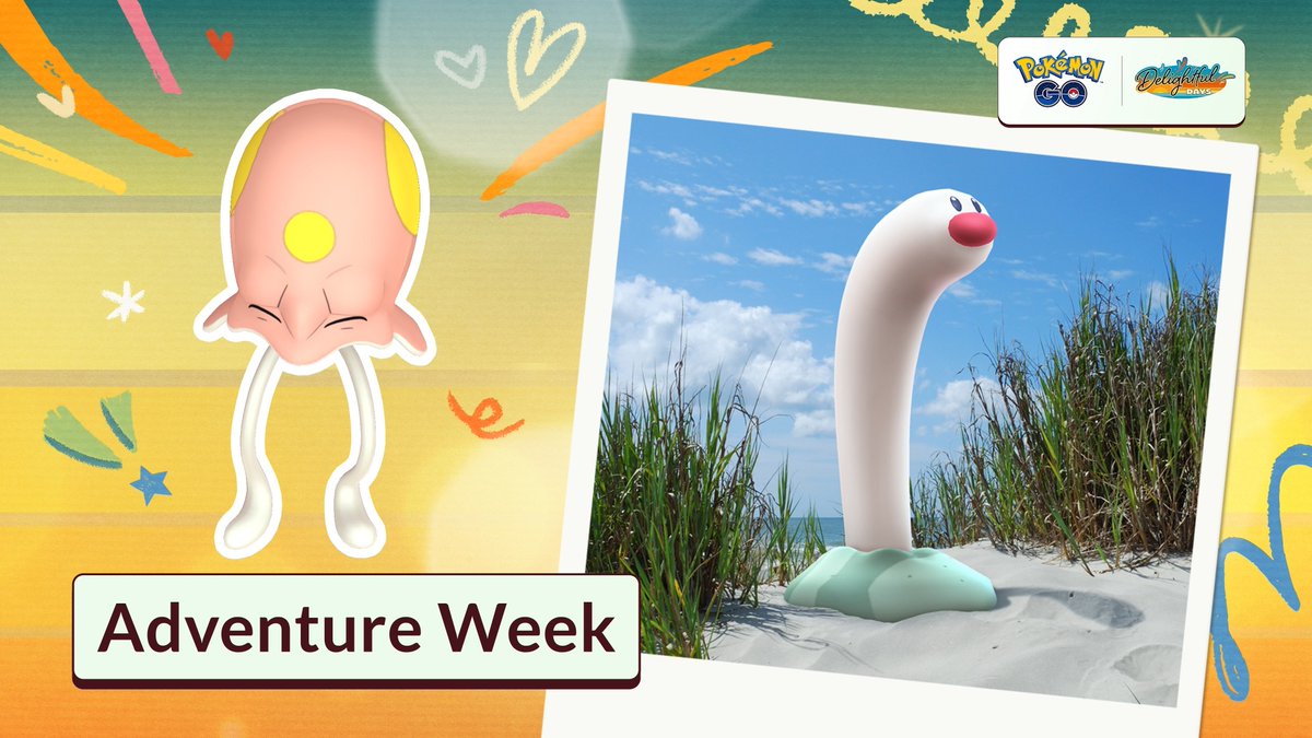 Itโs time to GO Trainers! Adventure Week has arrived to #PokemonGO! ๐คฉ
