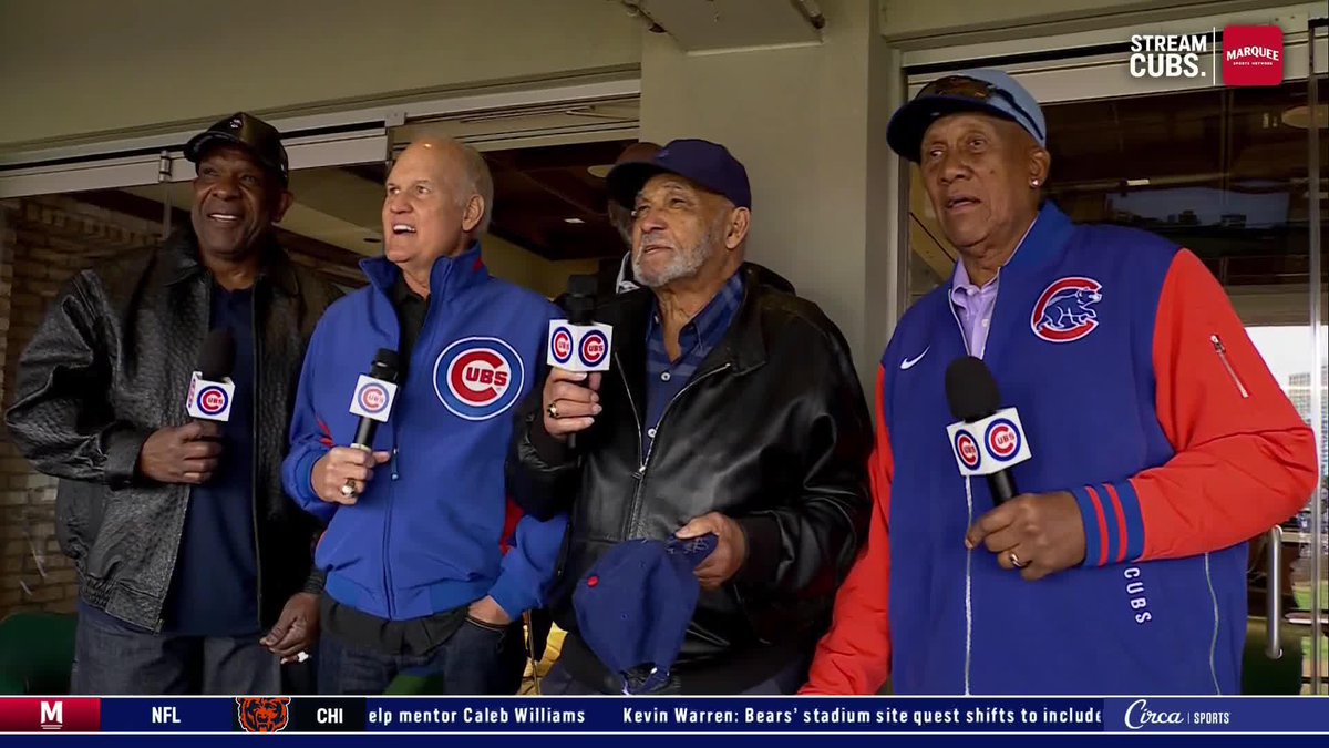 Ryne Sandberg sang the 7th inning stretch during the 2025 home opener 🎤