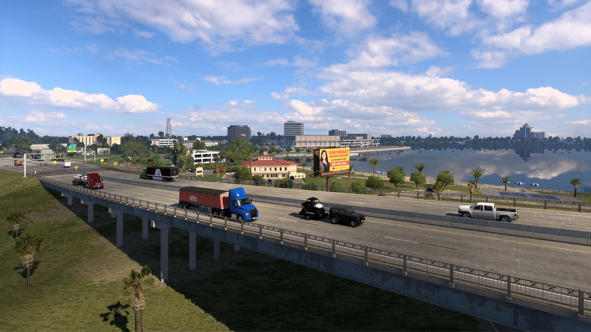 We're back to share more of the upcoming cities that will be featured in our Louisiana DLC for American Truck Simulator! ๐บ๐ธ From industrial ports to small border towns, letโs take a closer look at what awaits! ๐๐จ See more at our blog: