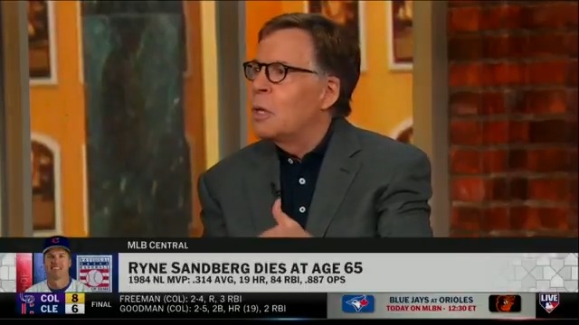 Bob Costas will never forget Ryne Sandberg and "The Sandberg Game" ❤️