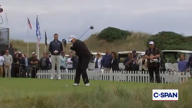 President Trump opens new golf course in Balmedie, Scotland
