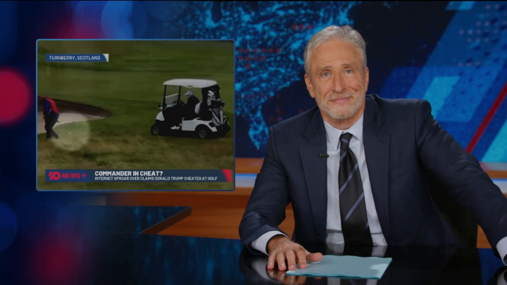 Trump doesn't just have golf caddies helping him cheat; he has political ones too
