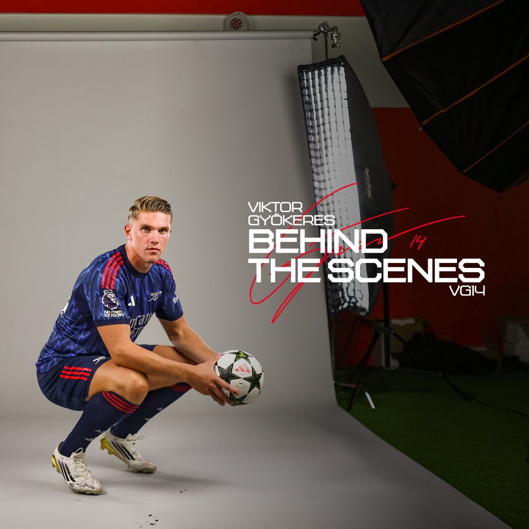 Pure passion. No filter. 🔊 It's time to go behind-the-scenes for day one with Viktor Gyökeres 📺